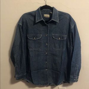 Chic Denim Button Up